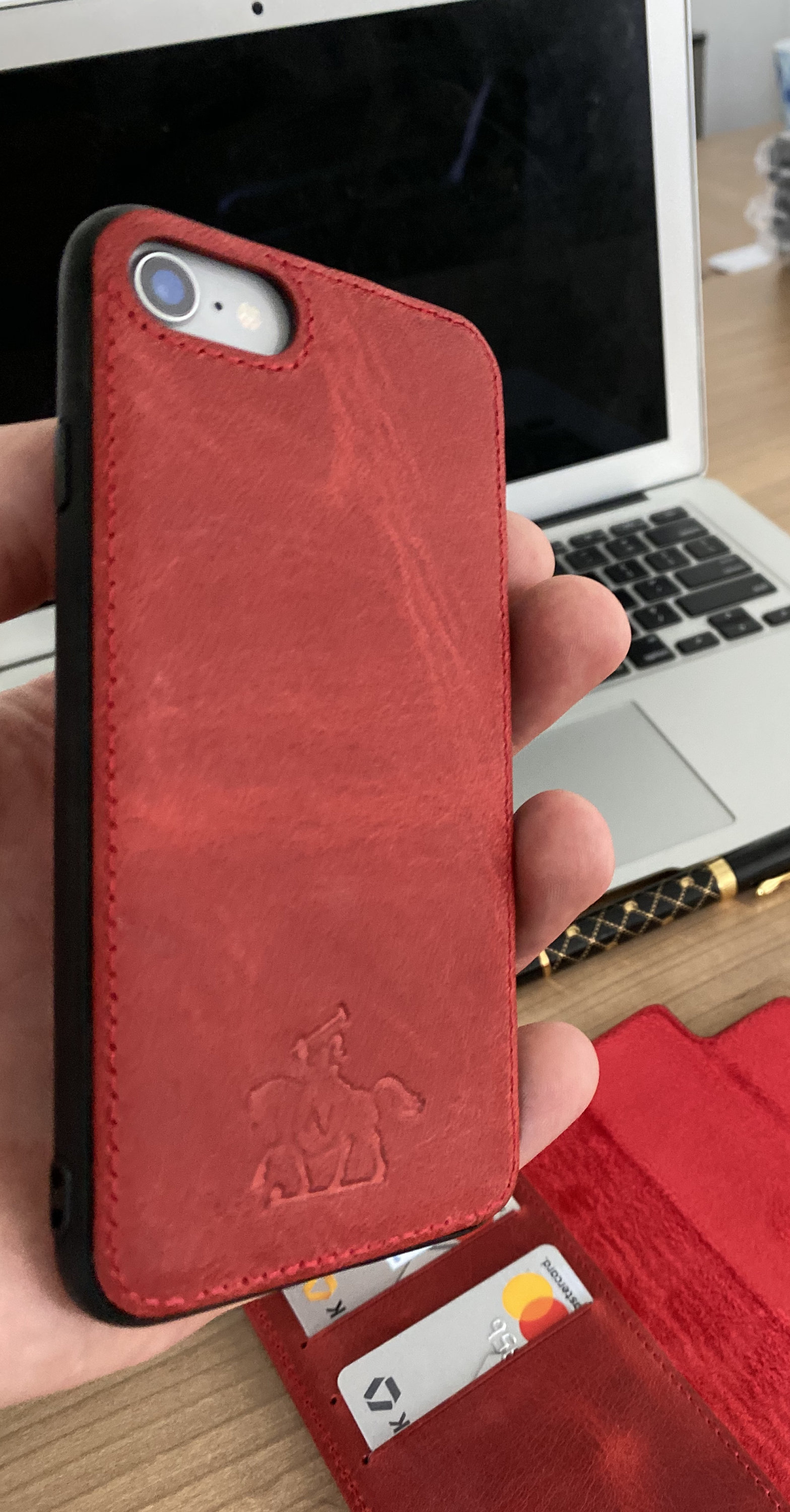 IPhone SE 2020 Case removable Leather cover 2in1 with Card Etsy