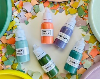 Jesmonite Pigment | Lively Brights Collection, 30ml Tropfflasche