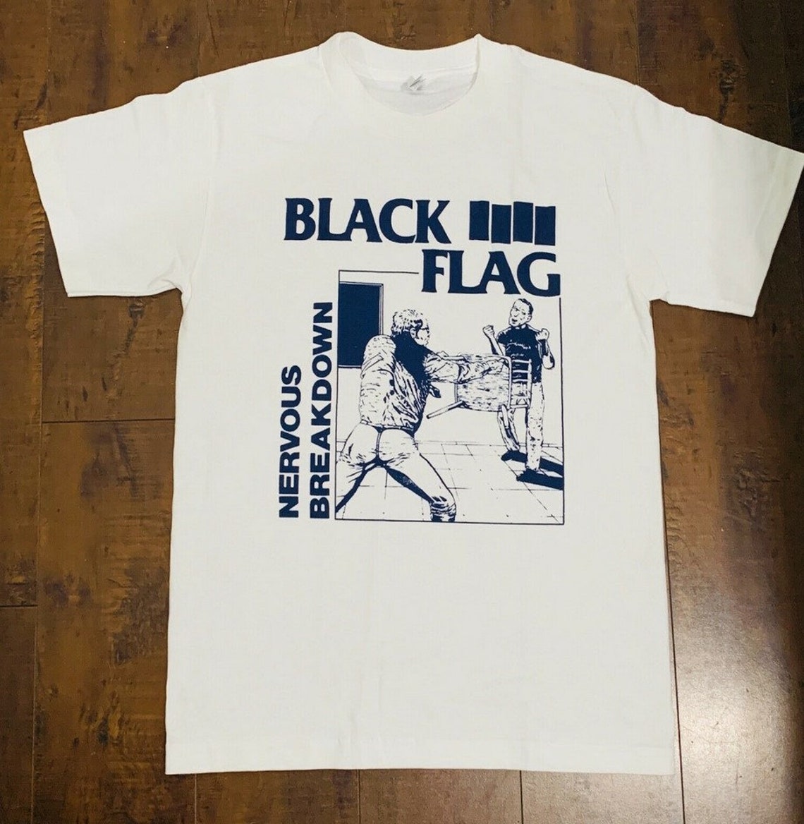 BLACK FLAG T-Shirt Nervous Breakdown Rock band T Shirt Tee | Etsy