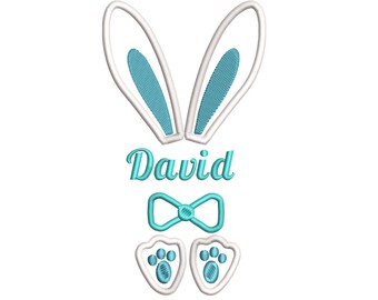 Applique embroidery designs Easter Bunny , Rabbit machine embroidery designs  for kids