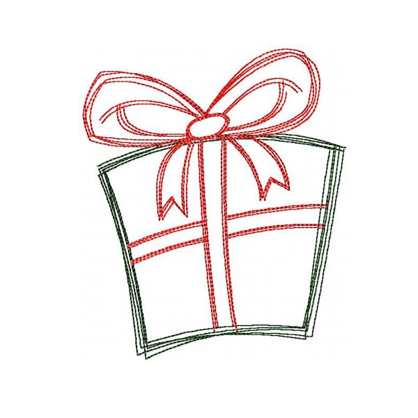 Present Embroidery - Etsy