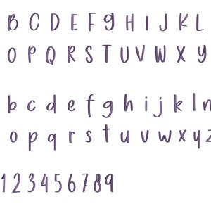 Kids Cute Script Embroidery Font Kiddy , Machine Embroidery Design , BX ...
