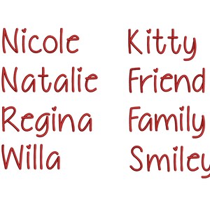 BX Baby Boy Cute Script Embroidery Font , Machine Embroidery Design ...