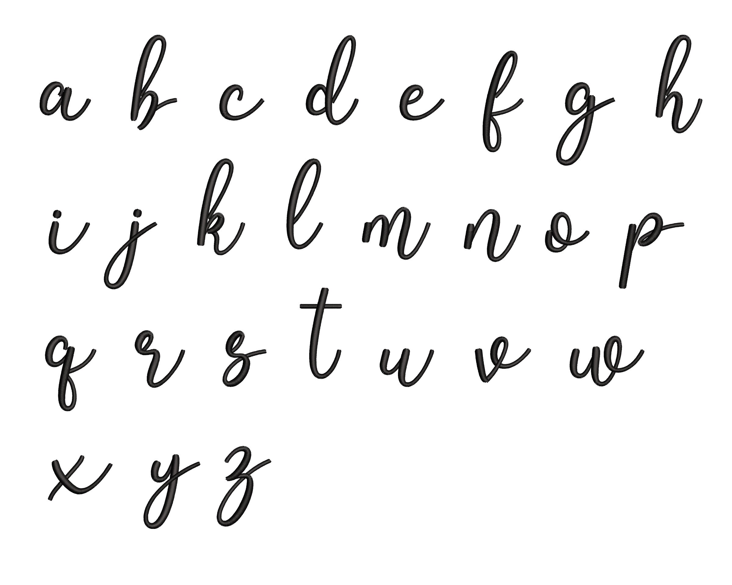Halloween Cursive Machine Embroidery Font Ghosty , Ghost Embroidery ...
