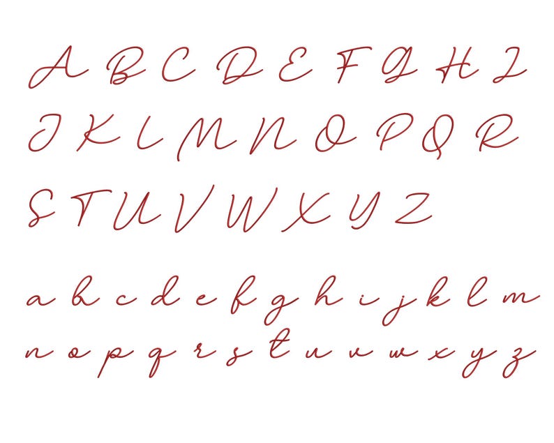 BX Script & Block Embroidery Font Bundle (digital Download) - Etsy