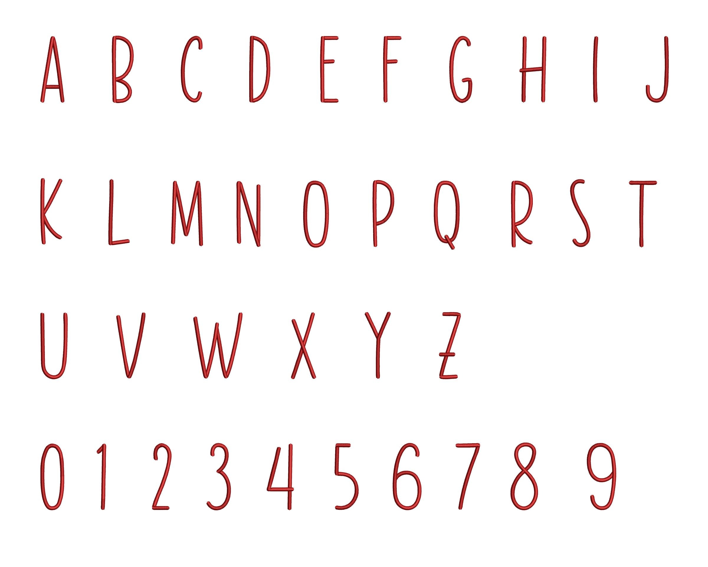 Duo Script Farmhouse Embroidery Font Bundle , Machine Embroidery Design ...