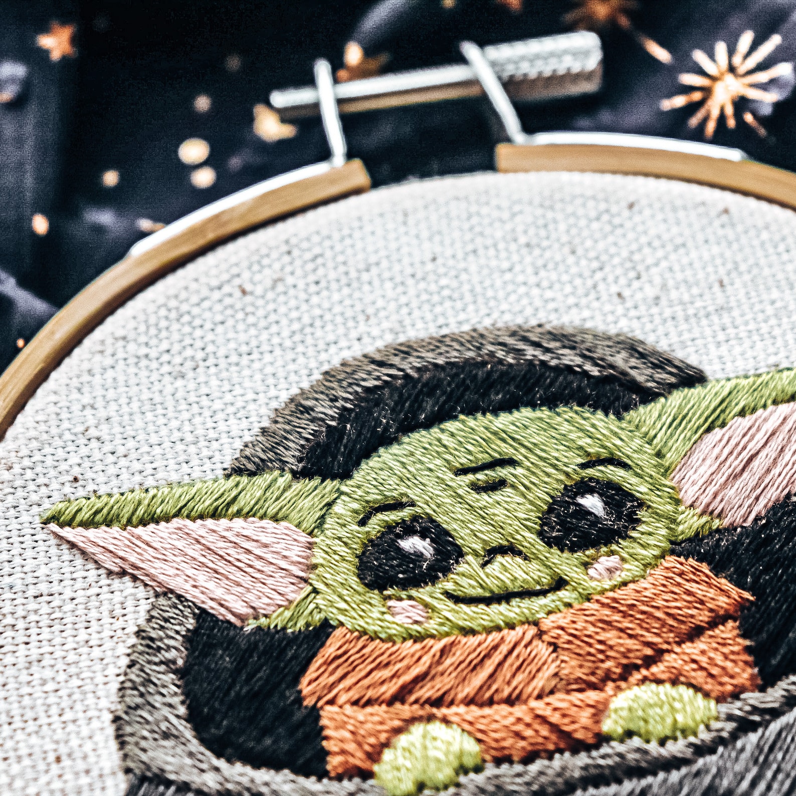 Baby Yoda Embroidery Pattern Grogu the Child Star Wars Etsy