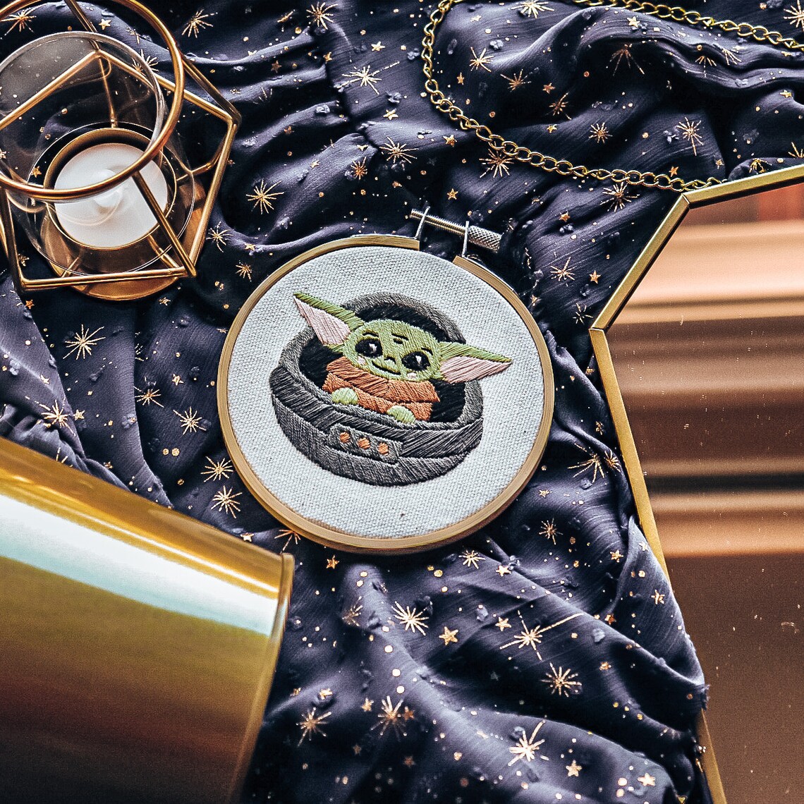 Baby Yoda Embroidery Pattern Grogu the Child Star Wars Etsy