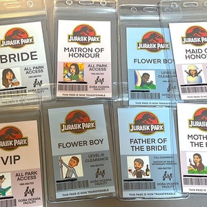 Jurassic Park Badge Template for Parties - Etsy