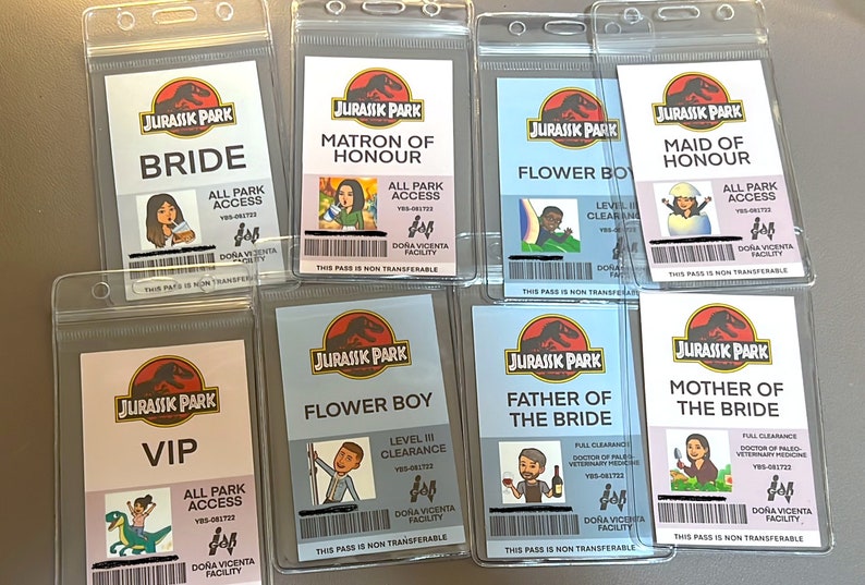 Jurassic Park Badge Template for Parties - Etsy