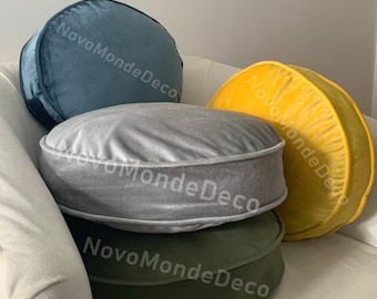 round throw pillow covers