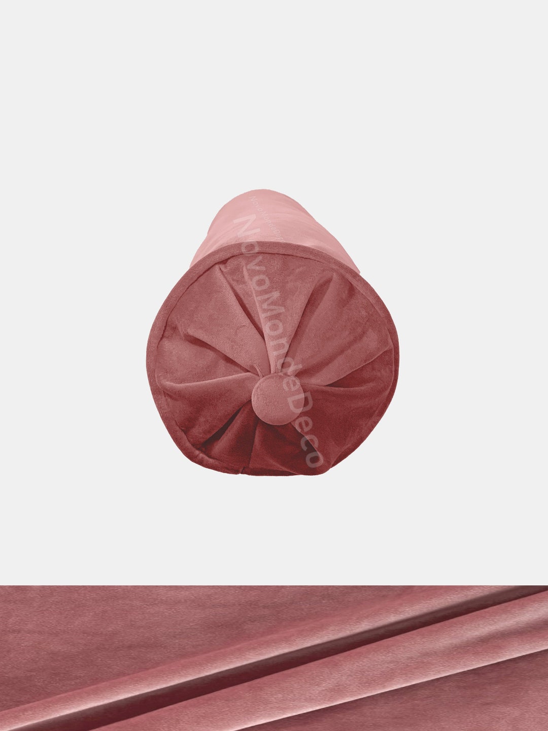 Pink Velvet Bolster Pillow Cover many Sizes Available Etsy