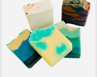 YOUR choice! Handmade Soap Bundle soap gift pack variety soap pack organic/vegan ingredients sensitive skin your choice soap FAST SHIPPING!!