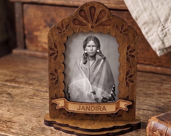 Custom Wooden Nicho Retablo | Dia de los Muertos Photo Frame
