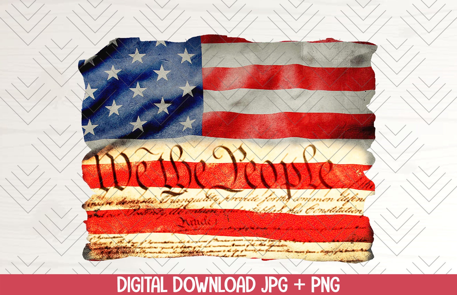We the People Distressed US Svg Png Flag american svg Flag | Etsy