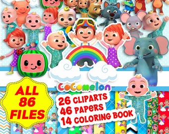 Cocomelon Png Etsy Cocomelon Png Etsy