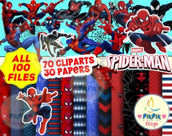 Spider Man Paper Etsy
