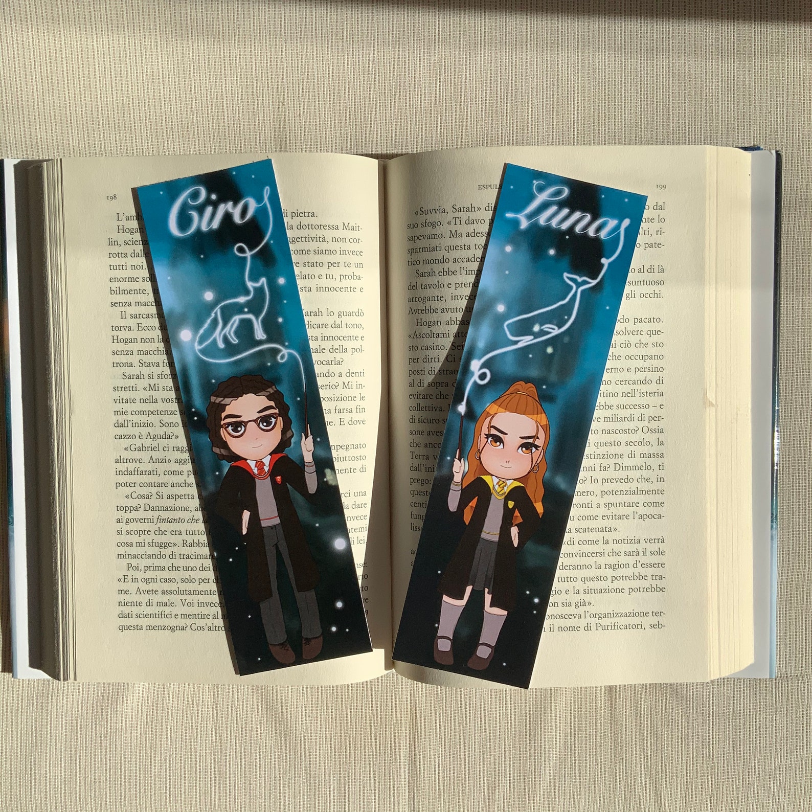 Harry Potter Bookmarks 20 characters and personalized | Etsy