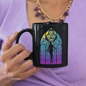 Fairy Mug, Fairycore Mug, Cottagecore Fairy Mug, Witchy Fairy Mug, Fairy Fae Mug