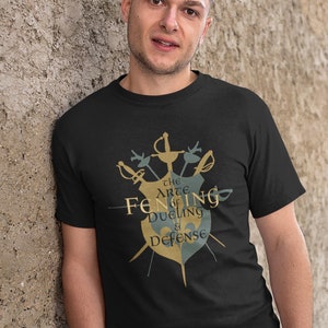 Fencing Shirt, Hema T-Shirt, Sword, Foil, Epee, Saber, Sabre, Rapier, Smallsword, Fencer Shirt, Fencing gear, Vintage style shirt