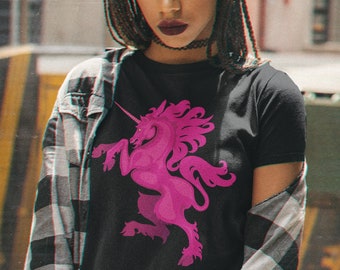 Gothic Unicorn T-Shirt: Halloween Witchy Tee