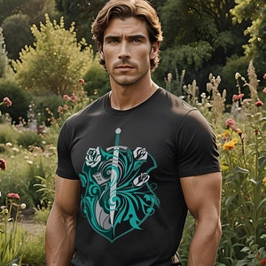 Medieval Knight T-Shirt, Knight and Roses Tee, HEMA Warrior T-Shirt, Renaissance Shirt, Knightcore T-shirt