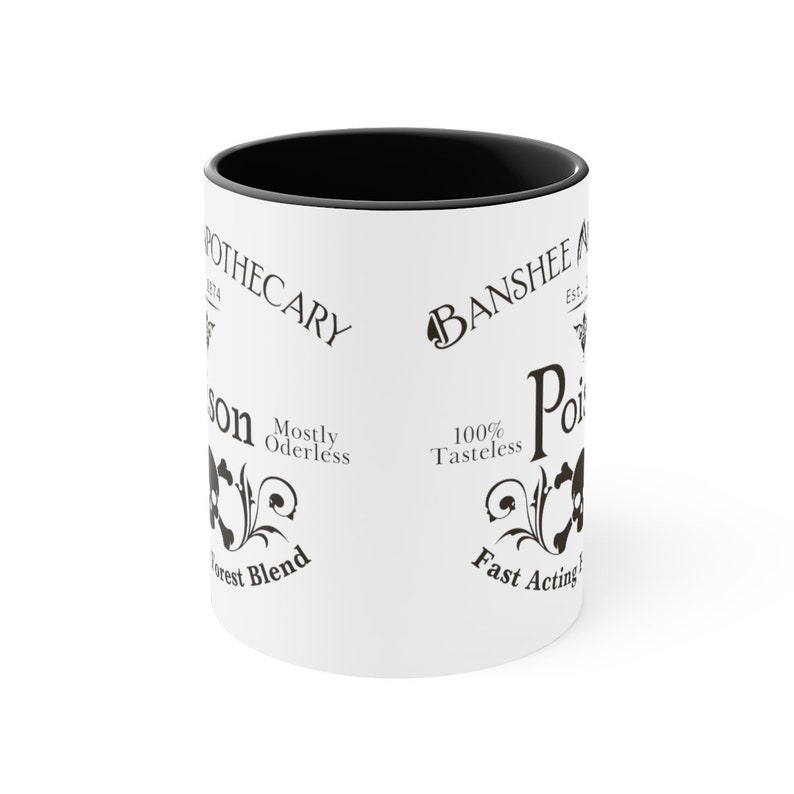 Taza de Halloween con veneno de bruja, taza de bruja, taza de Halloween, taza de otoño, taza gótica, taza decorativa de 325 ml imagen 4