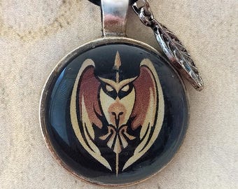Collier déesse Athéna : pendentif mythologie grecque en argent, amulette de sagesse