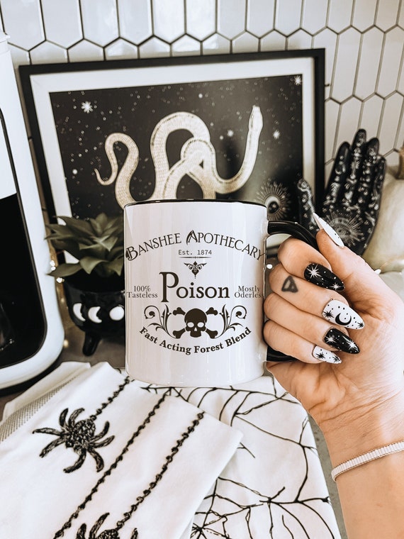 Halloween Witchy Poison Mug, Witch Mug, Witches Poison Mug, Halloween Mug, Fall Mug, Gothic Mug, 11oz Accent Mug