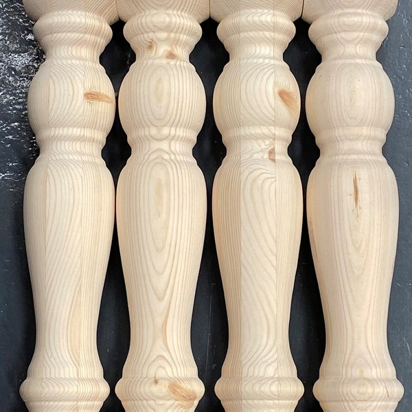 WT001L 92mm – Farmhouse Table Leg – Set of 4