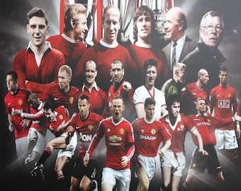 Manchester United Legends A4 Photo Print