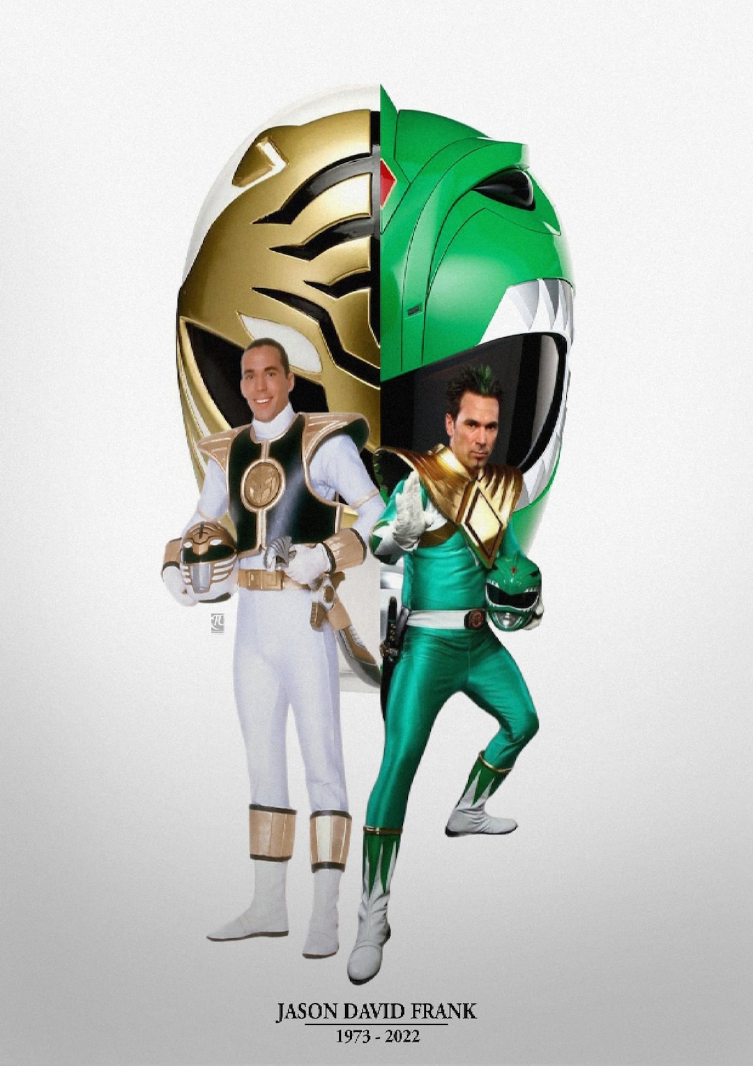Mighty Morphin Power Rangers Jason David Frank Memorabillia A4 Photo