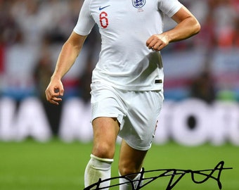 Harry Maguire England Football Team Signed Copy A4 Photo Print