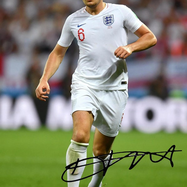 Harry Maguire England Football Team Signed Copy A4 Photo Print