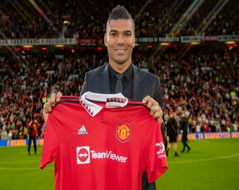 Carlos Casimiro Manchester United A4 Photo Print