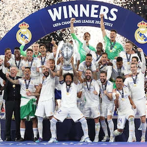 Real Madrid Champions League Champions 2022 A4 Photo Print