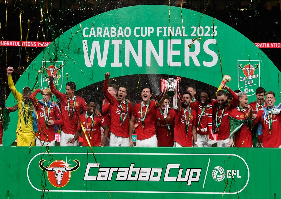 Manchester United Carabao Cup 2023 A4 Photo Print Etsy UK