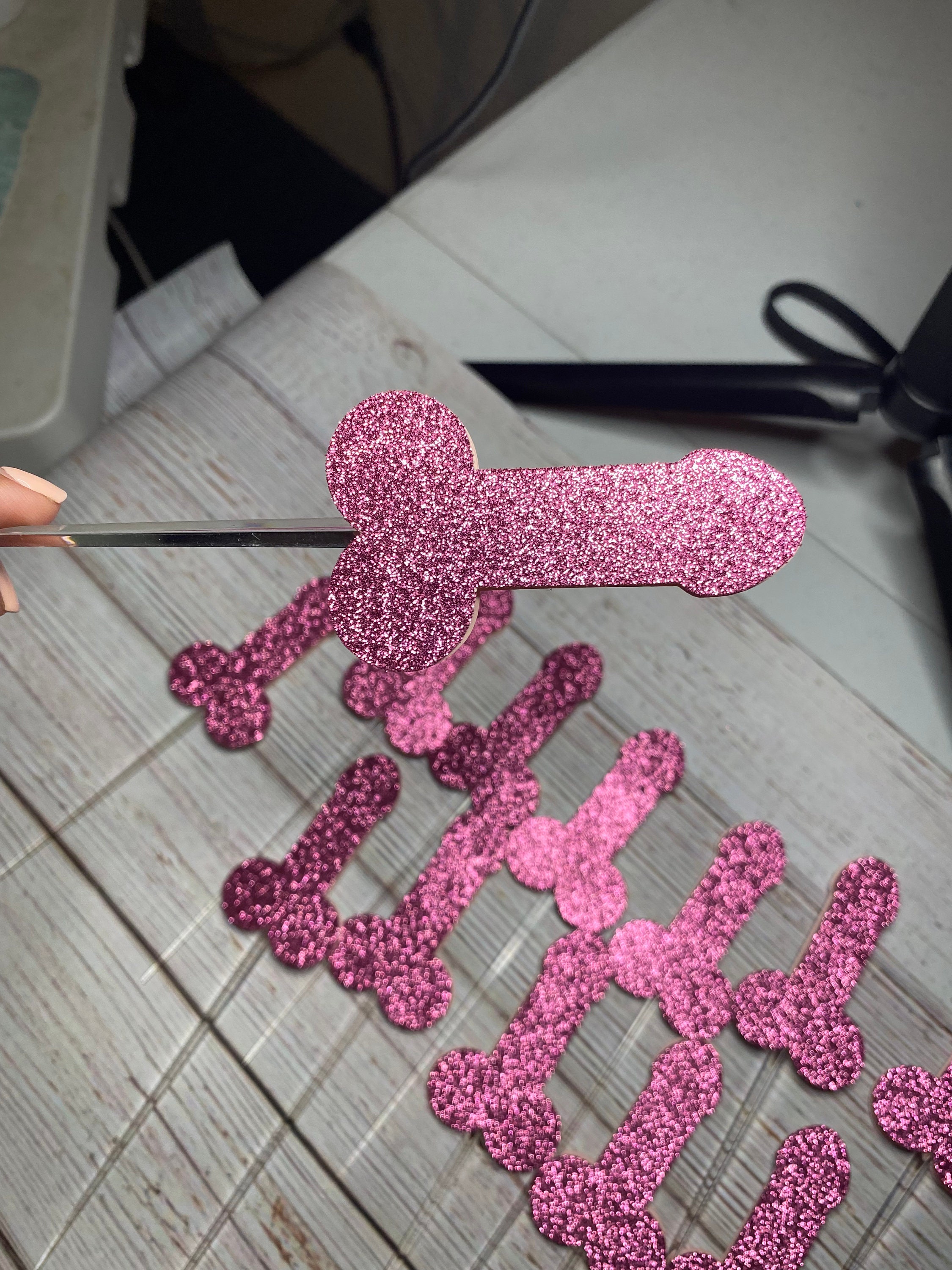 Penis Theme Cup Cake Toppers Bachelorette Party Decor | Etsy