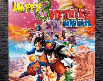 Dragon Ball Z Party Etsy