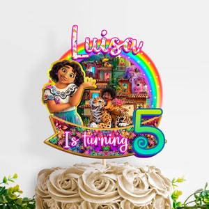 DIGITALE | Encanto Cake topper | Encanto Cake Decoratie | Encanto Cake Party | Encanto Centerpiece | Encanto verjaardagsfeest | EnC01