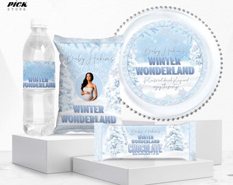 Winter Wonderland Baby Shower Party Bundle (Digital File)