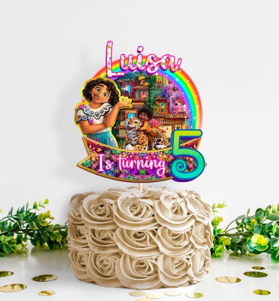 Encanto casita cake topper joyeux anniversaire, Encanto fête