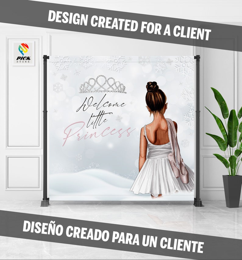 Personalized Backdrop Design: Custom Photo Banner (Only Digital File) - PP01 image 5