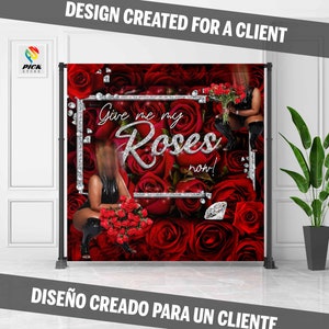 Personalized Backdrop Design: Custom Photo Banner (Only Digital File) - PP01 image 8