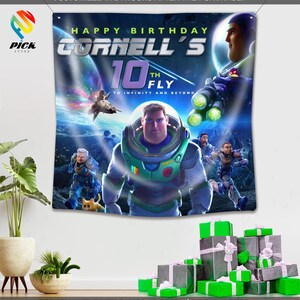 DIGITAL FILE Buzz Lightyear Backdrop Lightyear Banner - Etsy
