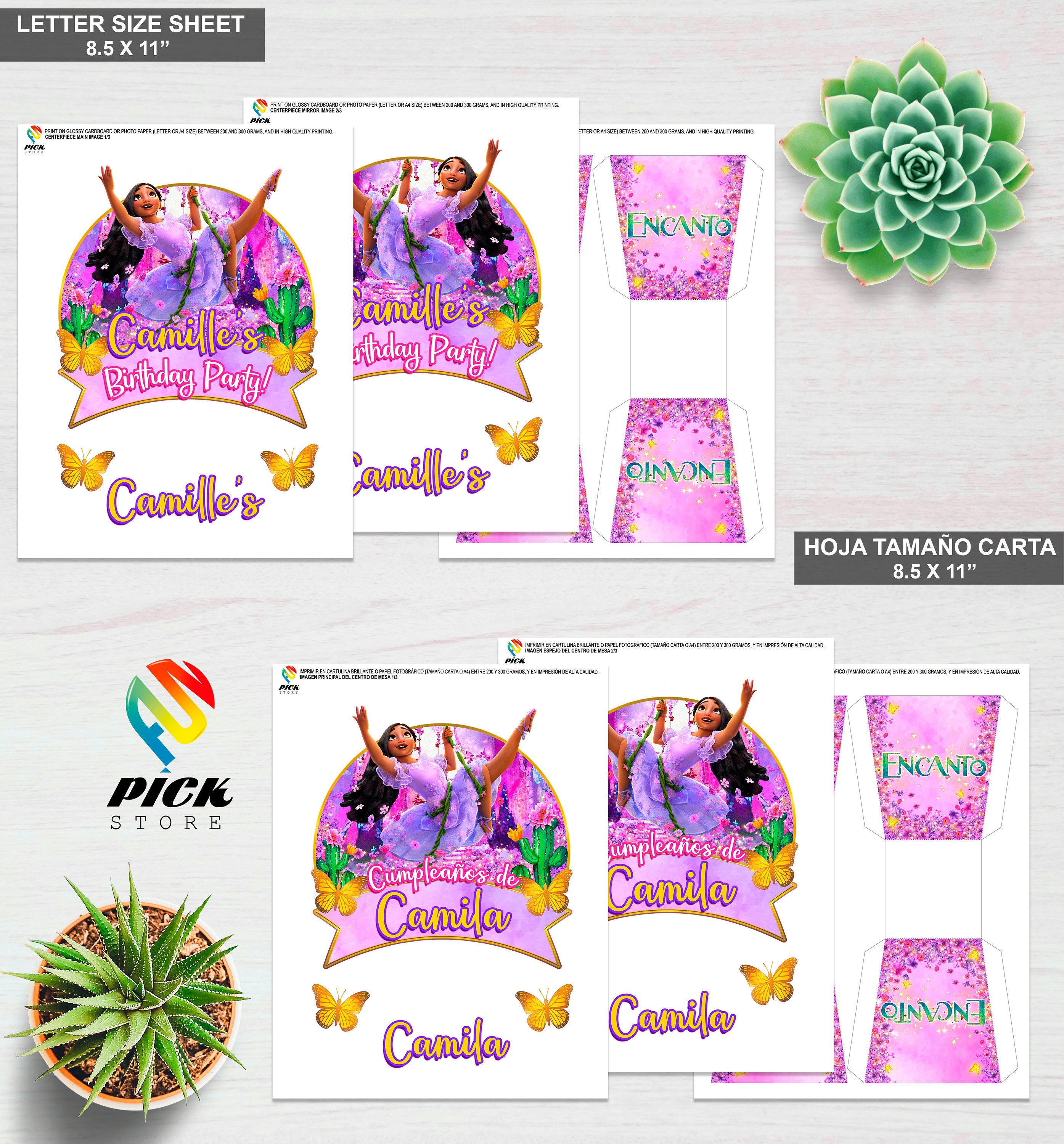 DIGITAL Encanto Table Centerpiece Encanto Birthday Etsy