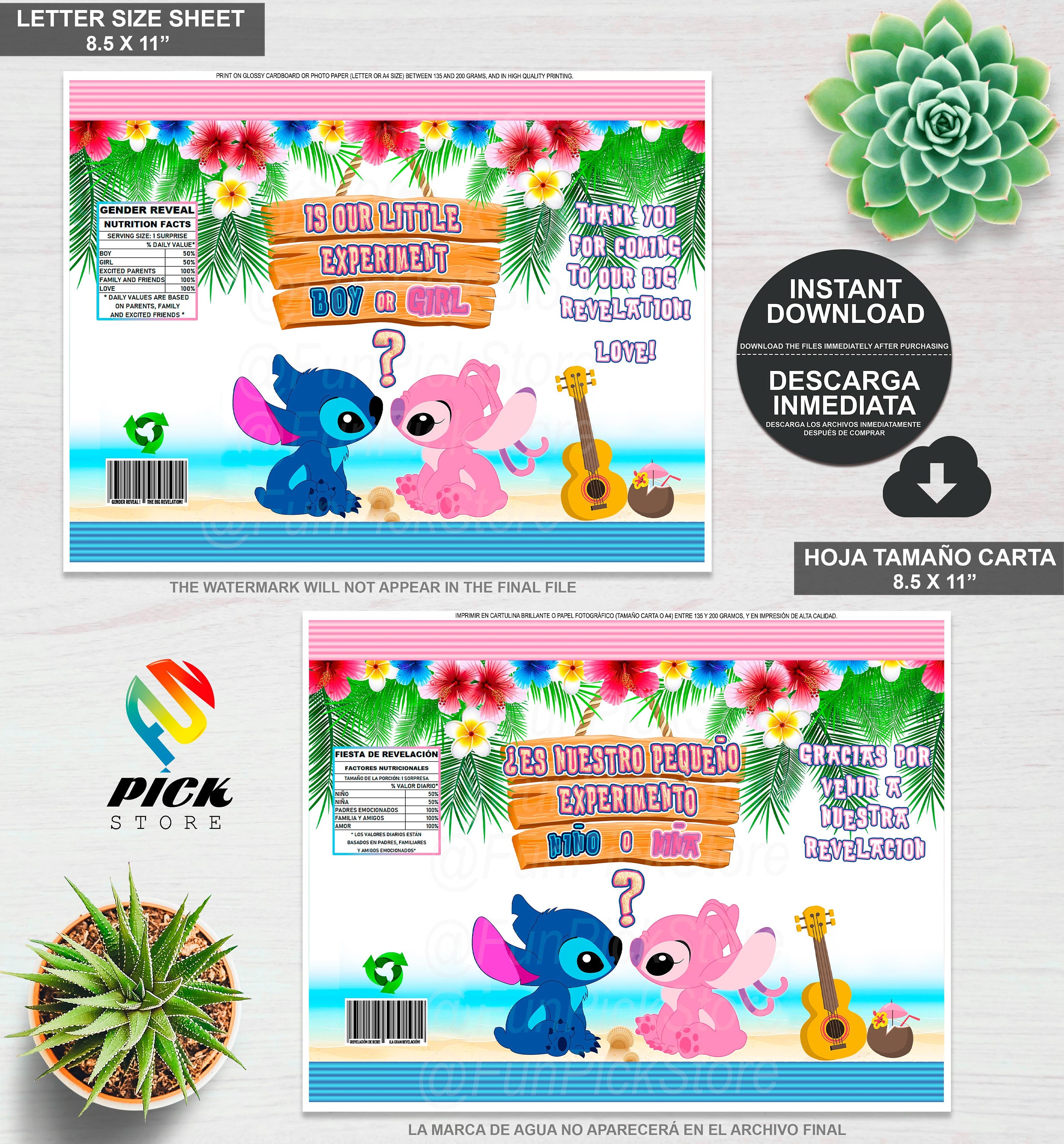 DIGITAL FILE Stitch and Angel Chips Bag Stitch and Angel Etsy