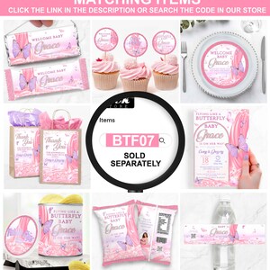 a pink and white birthday party with matching items