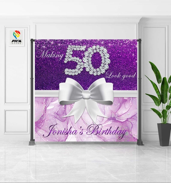 Birthday Diamond Banner Silver Birthday Diamond Banner Silver