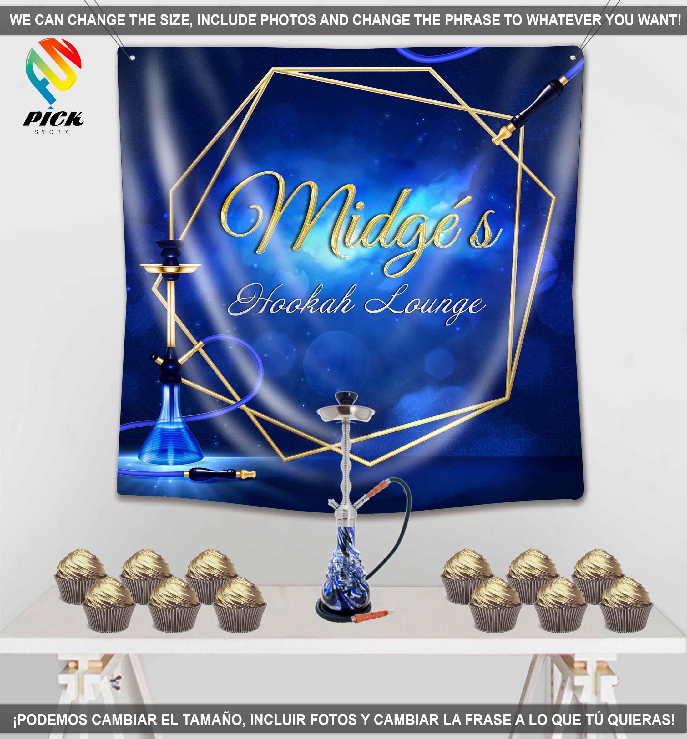 DIGITAL FILE Hookah Backdrop Hookah Banner Hookah Etsy